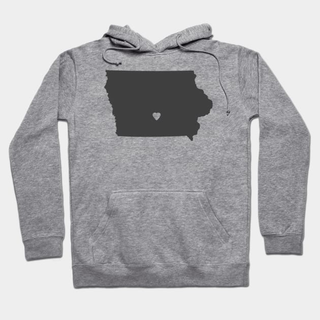 Iowa Love Hoodie by juniperandspruce